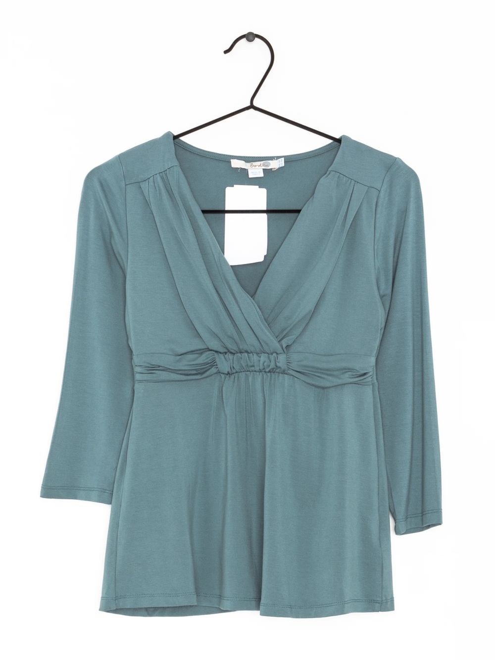 Boden Size 18 V-Neck, wrap style Tunic Top in dusty blue